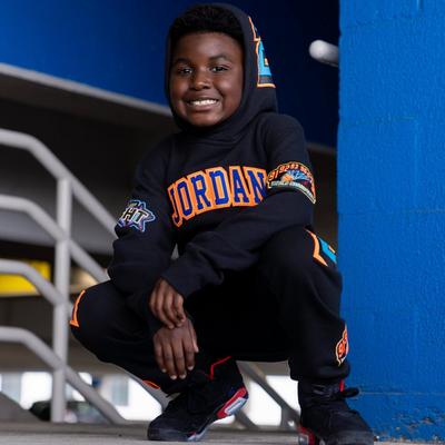 Jordan boys' patchwork jogger and hoodie set