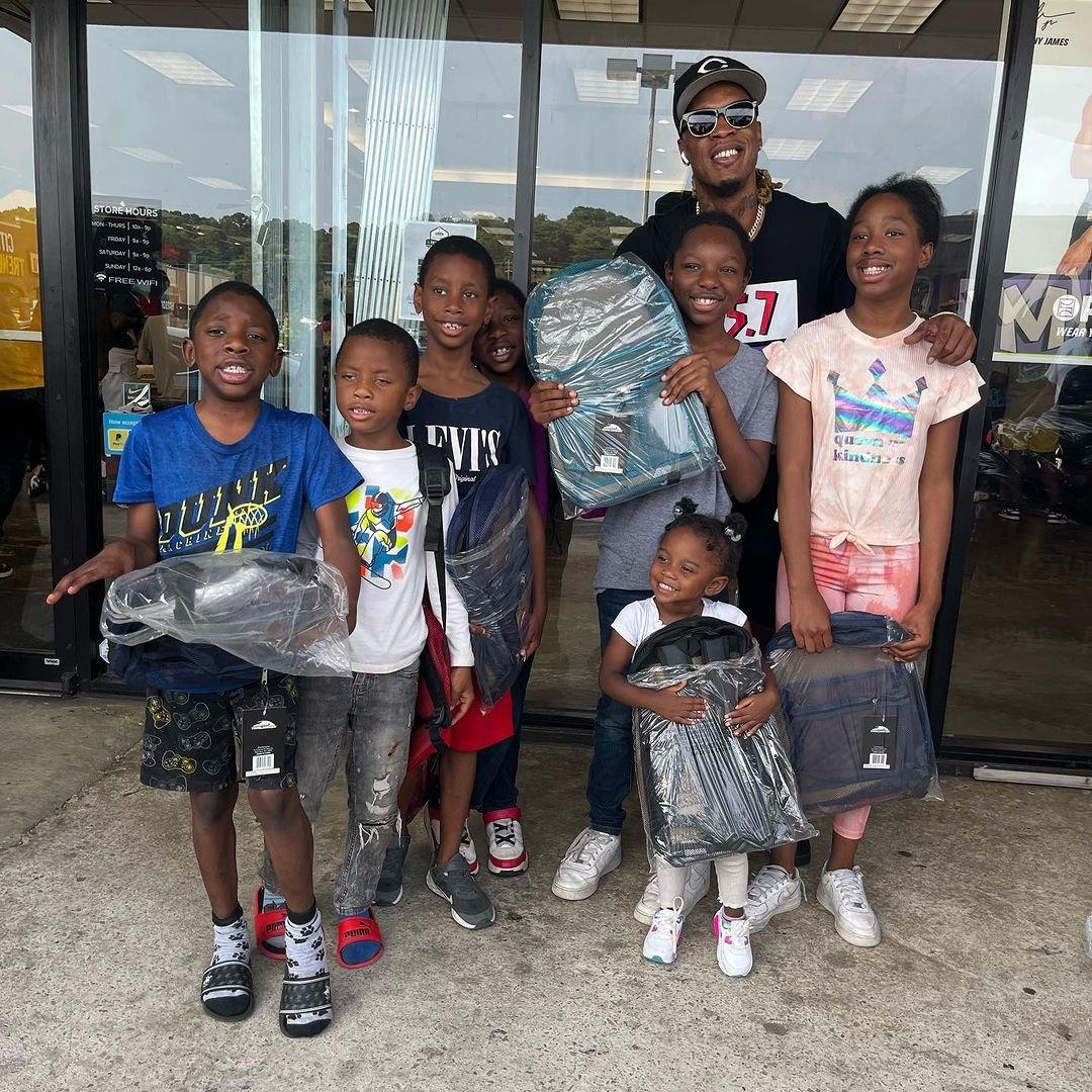 Cutz 4 Kids Event group photo in Birmingham, AL