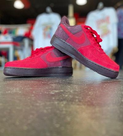  Nike Air Force 1 '07 "Gym Red/Burgundy Crush/Team Red" Men's Shoe