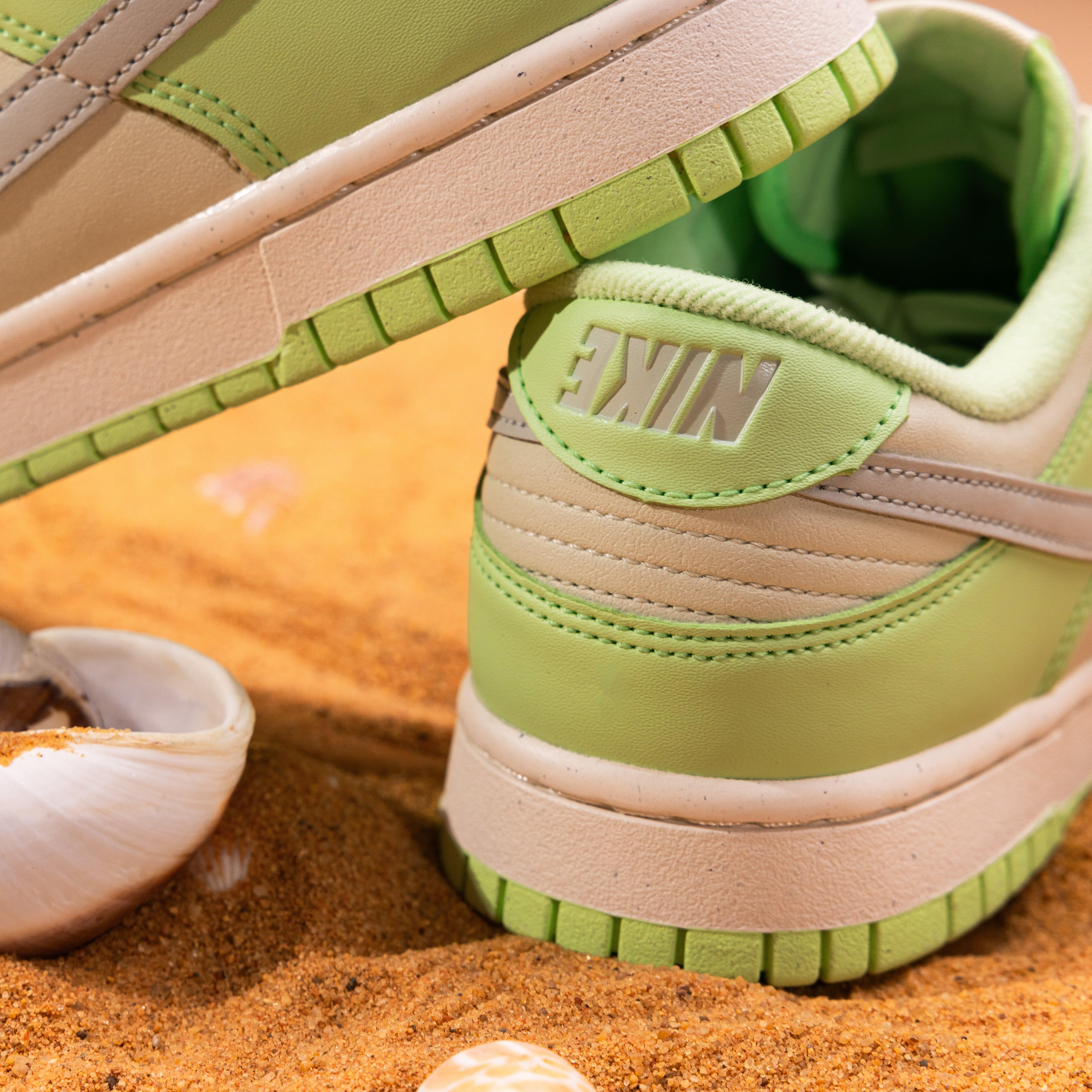 Nike Dunk Low "Next Nature Sea Glass" Women's Shoe​ Heel Details