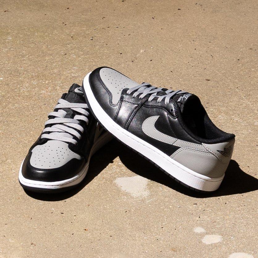 Air Jordan 1 Retro Low OG "Shadow" Left Shoe Side Profile