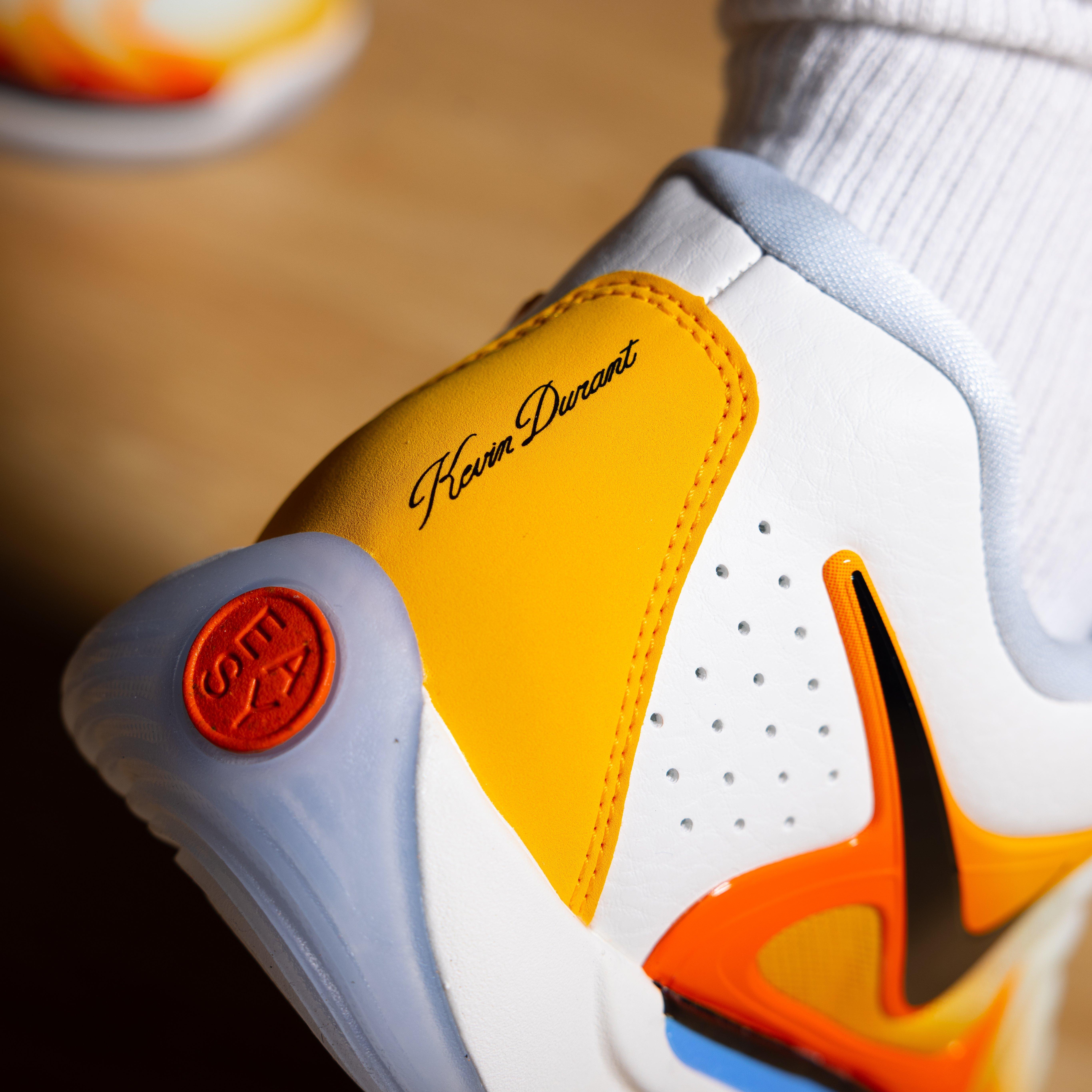 Nike KD 17 "Sunrise" Heel Details