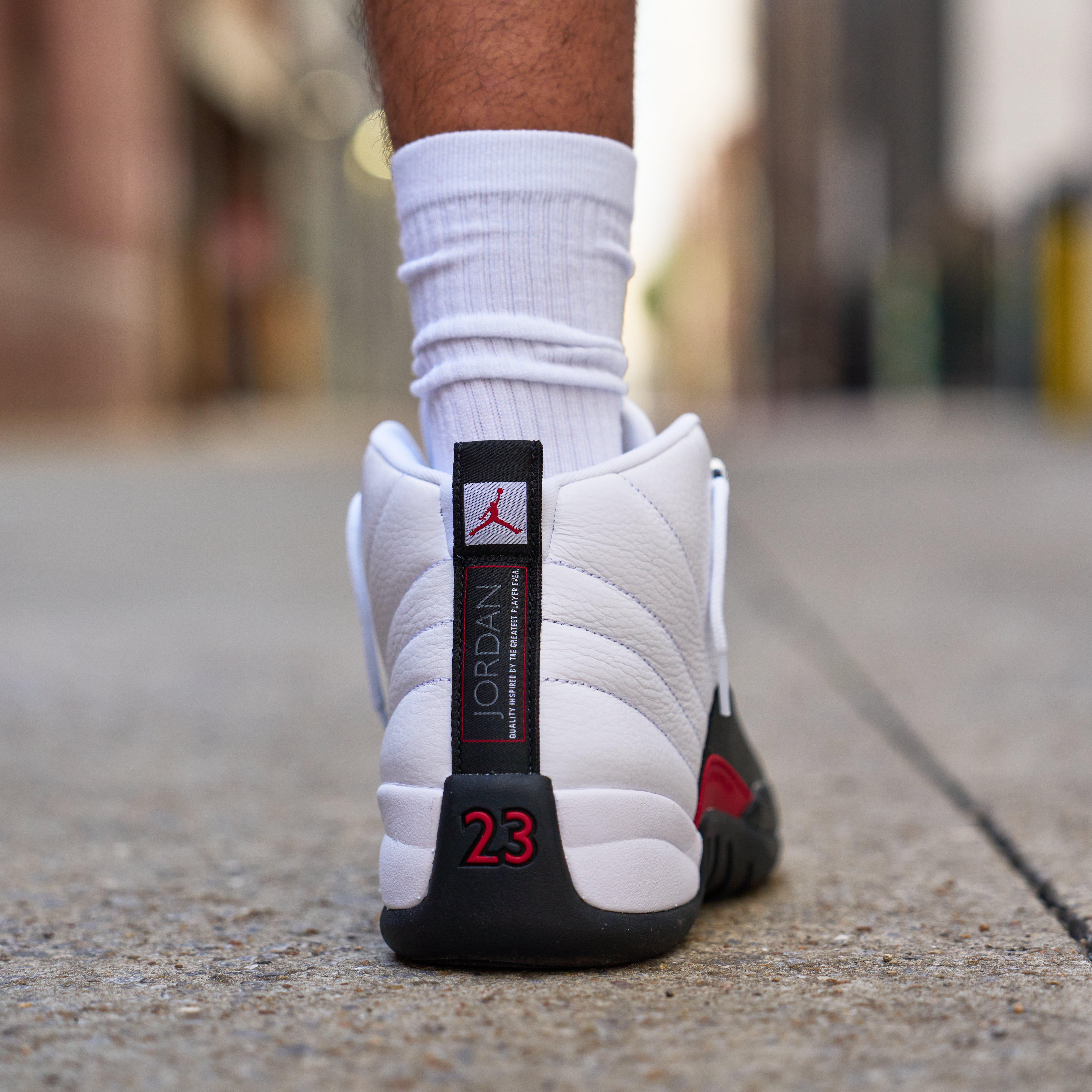 Air Jordan 12 Retro "Taxi Flip" Heel Details