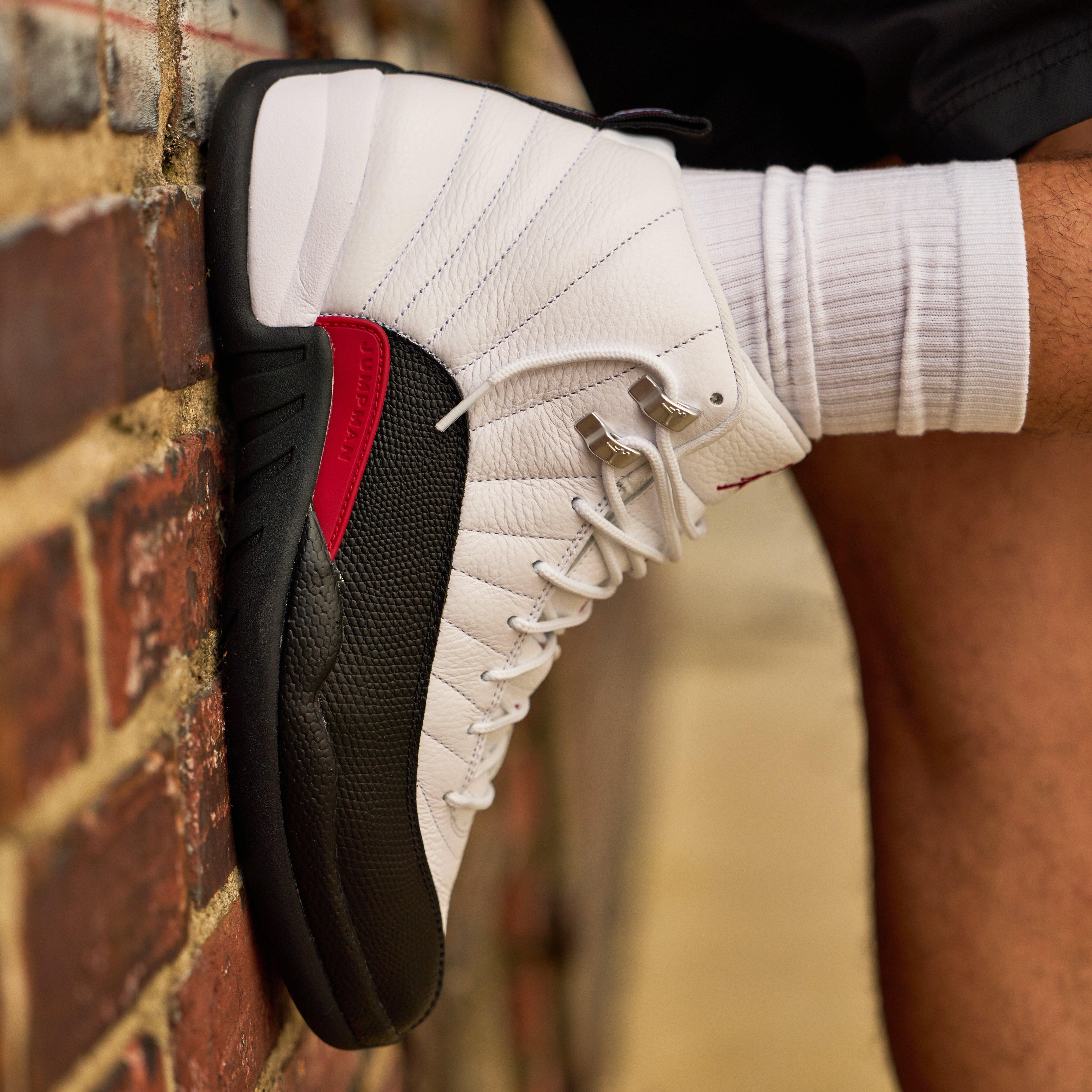 Air Jordan 12 Retro "Taxi Flip" Right Shoe Side Profile