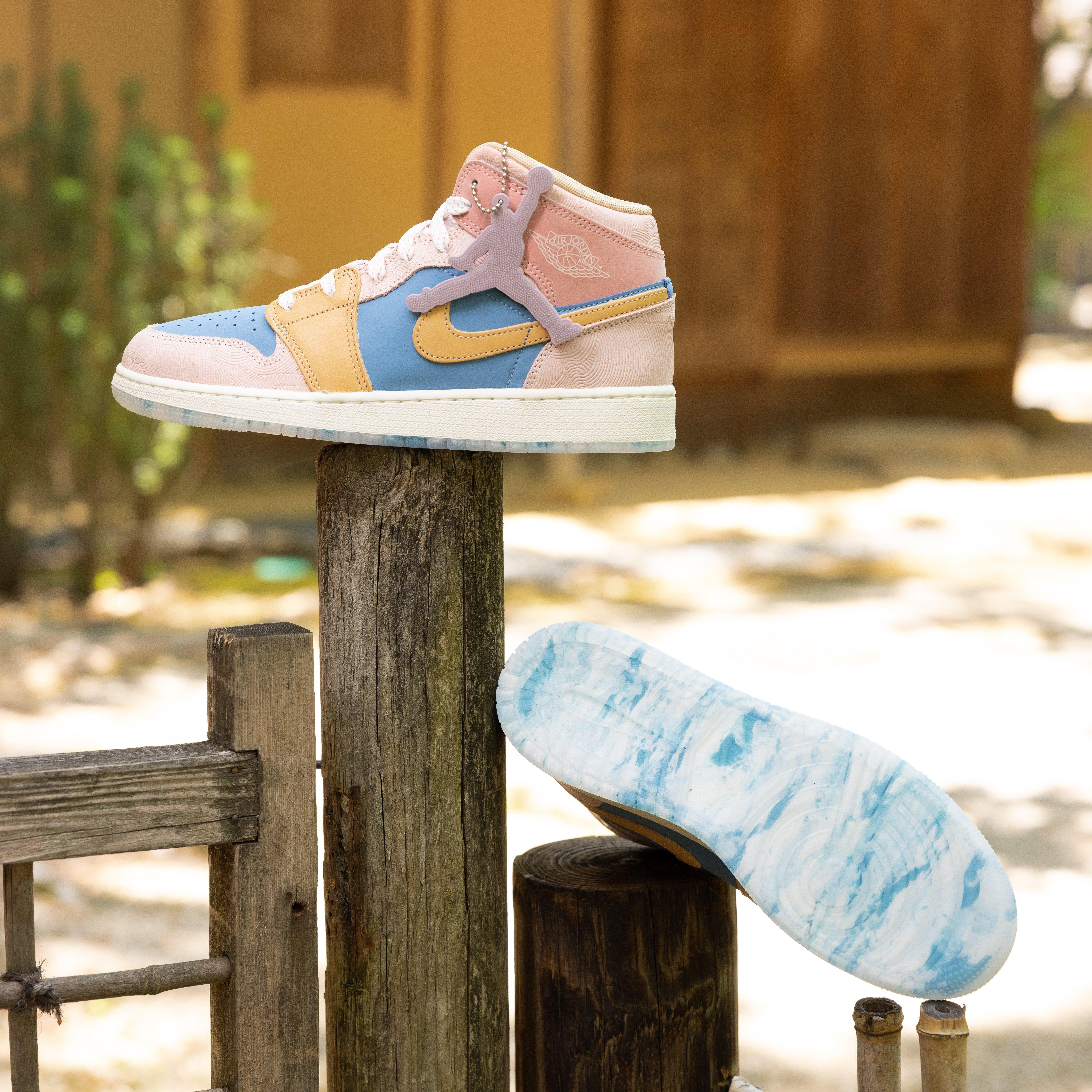 Kids' Air Jordan 1 Mid "Zen" Outsole