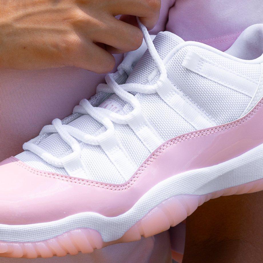 Air Jordan 11 Retro Low “Legend Pink”  Upper Tongue and Laces