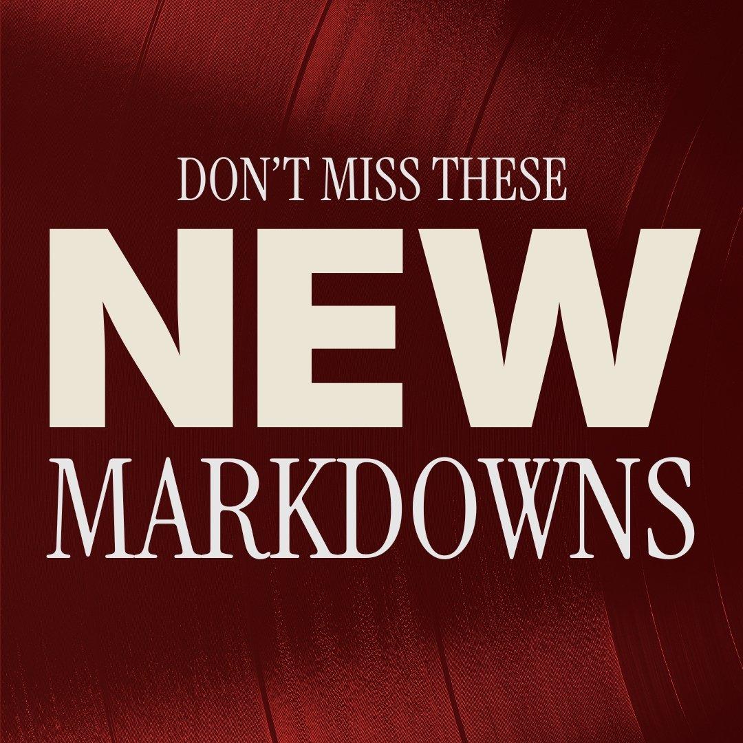 Shop New Markdowns