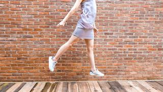 How to Wear a Dress with Sneakers