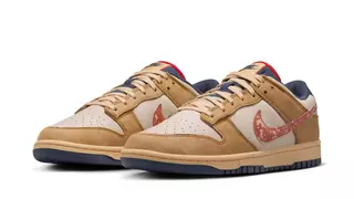 靴 NIKE DUNK LOW RETRO SE Wheat 28cm Nike Dunk Low Retro SE Men's Shoe 'Wheat Sanddrift' | Hibbett