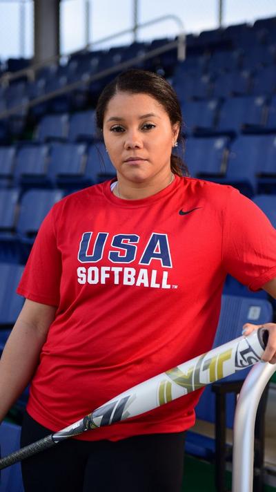 Practice and Game Accessories - Girl in Nike Softball Shirt