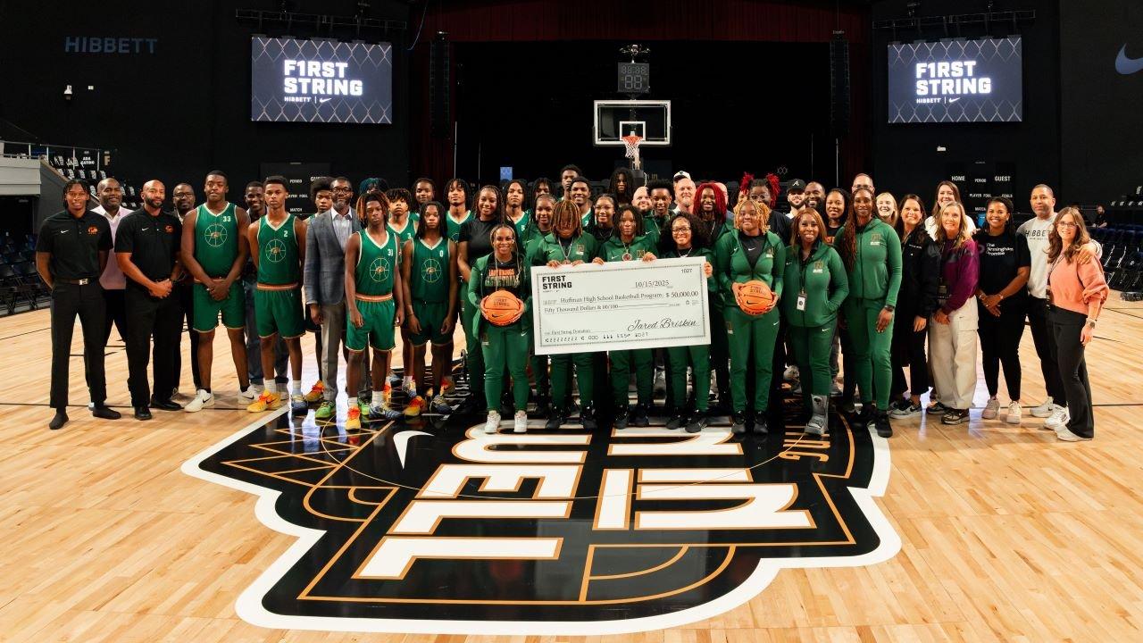 Hibbett X Nike Honor Huffman High With First String Donation