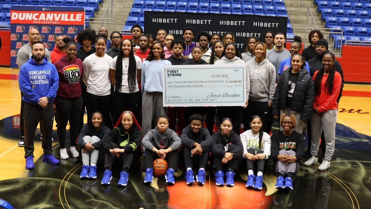 Hibbett x Nike First String Program Donates $50,000 to Duncanville High