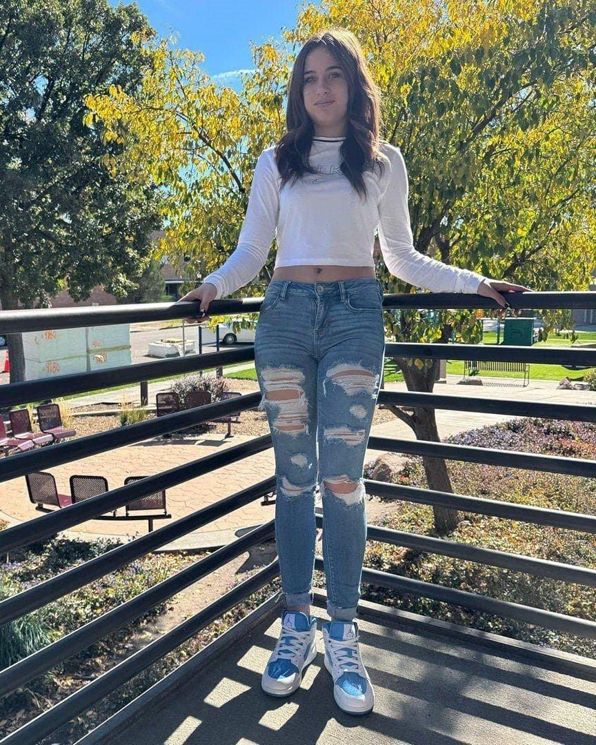 Blue and White Air Jordan 1 Mid