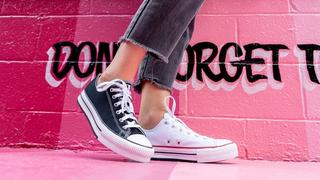 How to lace shop converse tennis shoes