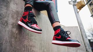 Jordan 1 red and black 2024 grade school