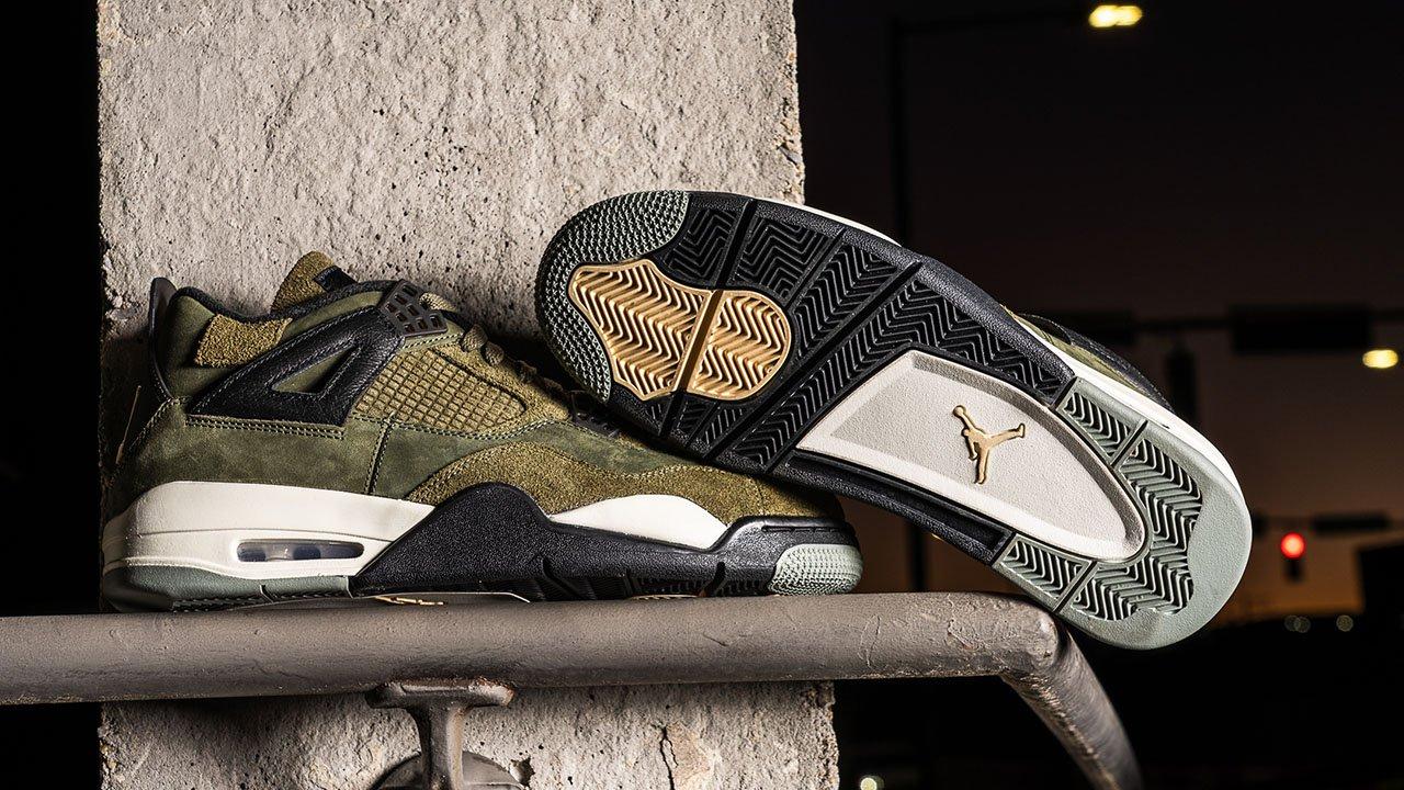 Jordan 4 cheap olive cactus jack