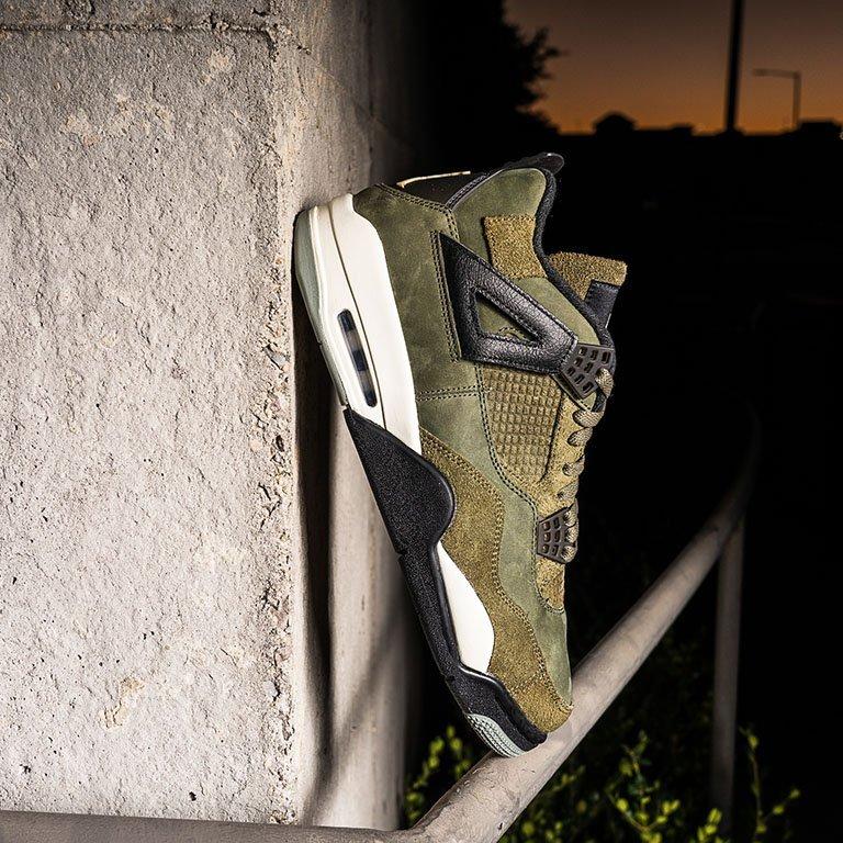 Nike Jordan 4 Retro SE Craft （TD）Olive Jordan 4 Retro SE Craft Medium Olive Men's - FB9927-200 - US