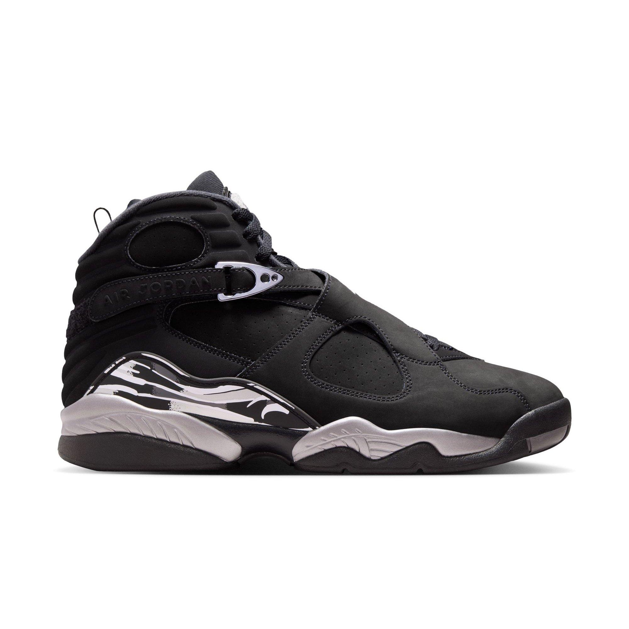 Jordan 8 Retro "Chrome" Side of Shoe