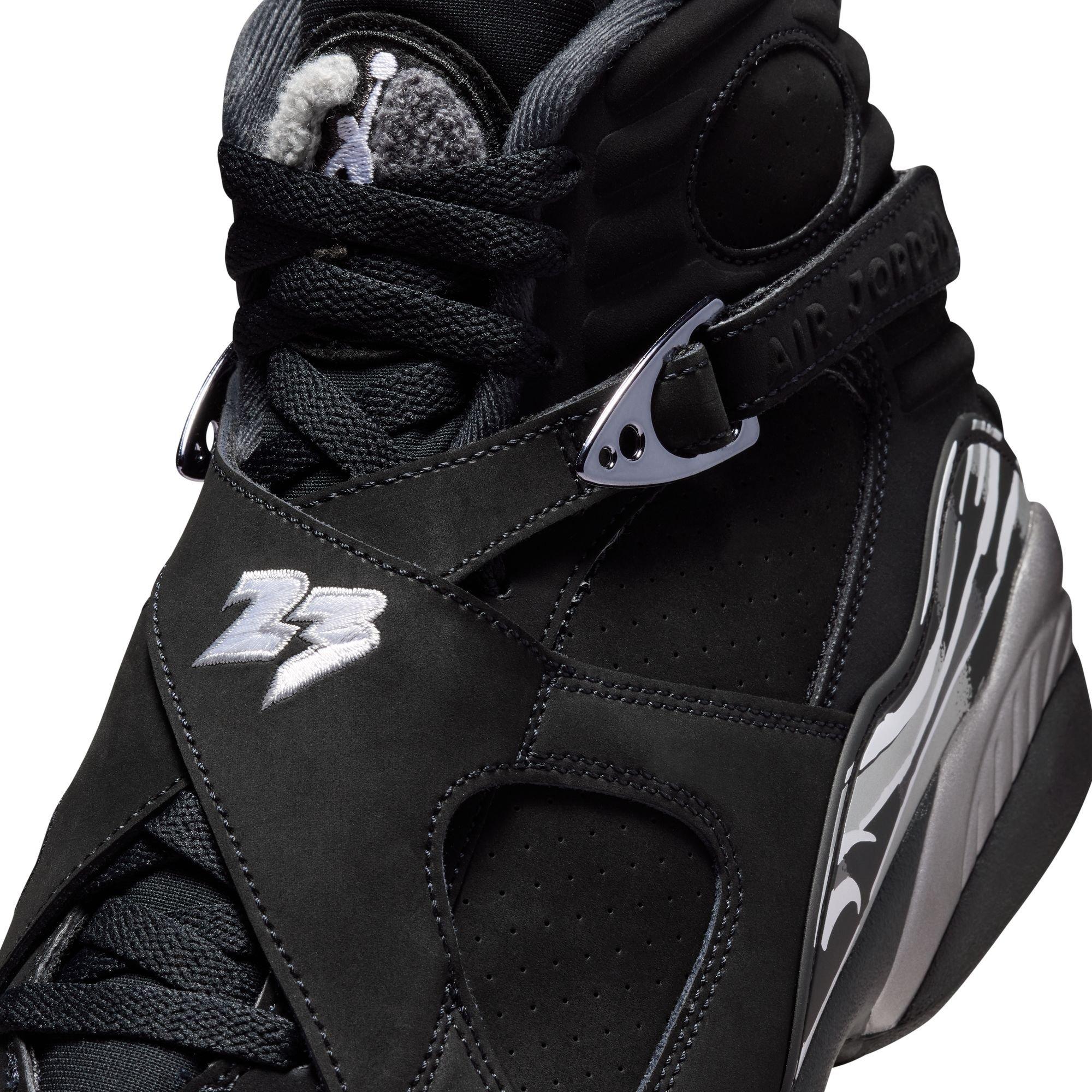 Jordan 8 Retro "Chrome" Lacing detail