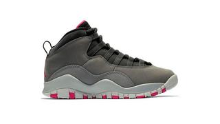 Sneakers Release &#8211; Kids Air Jordan Retro 10 &#8220;Smoke Grey and Rush Pink&#8221;