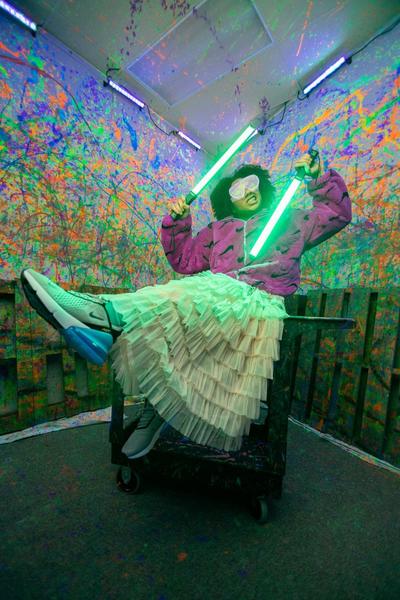 Parent-Approved Sneaker Considerations - Girl in Dress and Jacket with Nike Air Max 270s