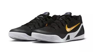 Nike Kobe IX Elite Low Men's Retro Basketball Shoes - Black/Gold
