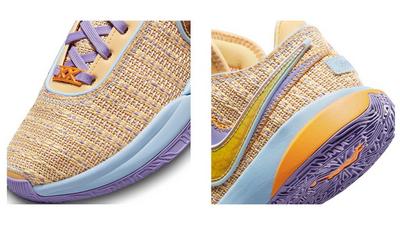 Lebron 20 Summer Vibes toe and heel