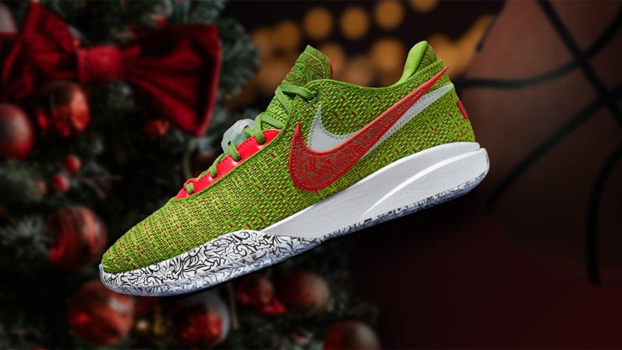 lebron james christmas shoes