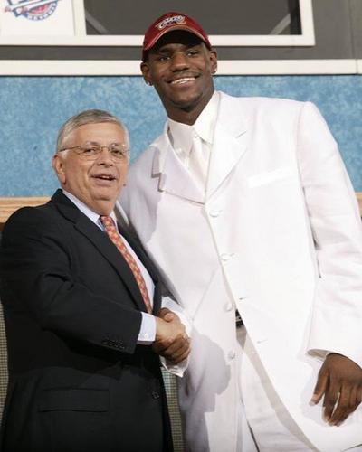 Lebron James at 2003 NBA Draft