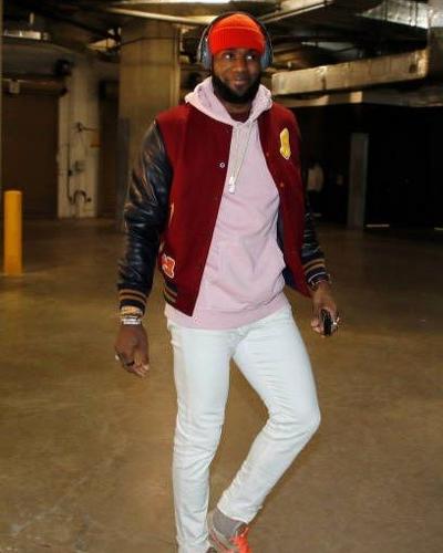Lebron James in more casual fit