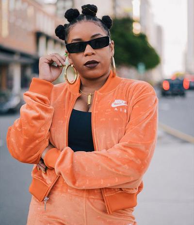 Melissa wearing Nike