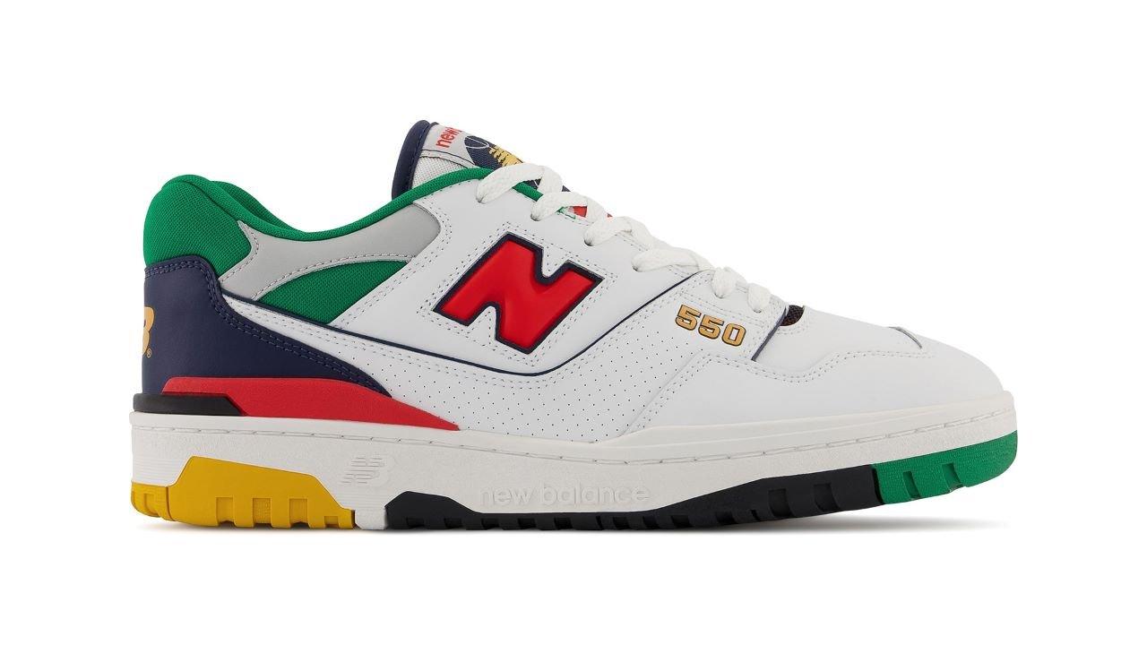 Sneakers Release – New Balance 550 “White/Multicolor” Men’s Shoe ...