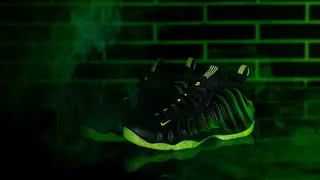 Nike Little Posite One "Black Volt" Preschool Kids' Shoe