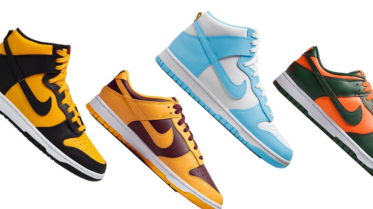 Sneakers Release – Nike Dunk High & Low Multi-Shoe