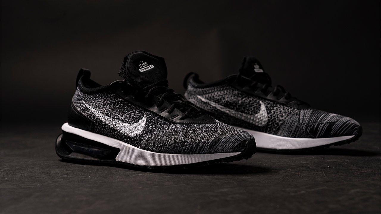 Sneakers Release Nike Air Max Flyknit Racer Black White Men s Women s Shoe Launching 8 25