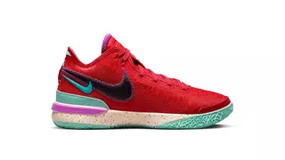 Nike LeBron NXXT Gen, Men\'s basketball sneakers, red & teal, new Amazon.com | NIKE Lebron NXXT Gen Basketball Shoes (DR8784  main image 2