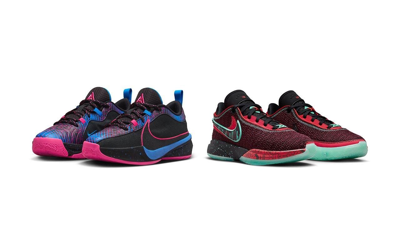 Nike LeBron XX Night Maroon Nike Zoom Freak 5 Deep Royal