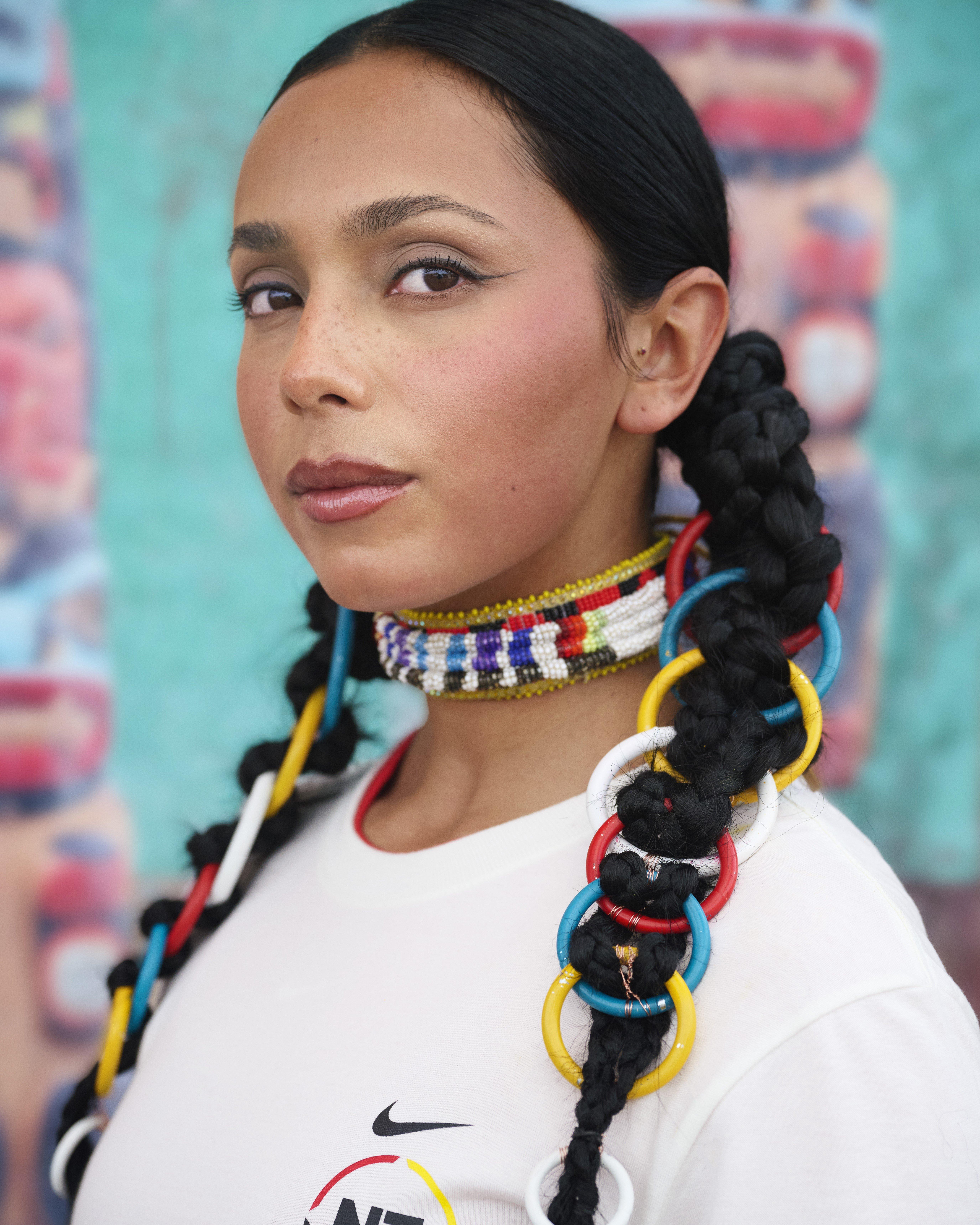 Women in Nike N7 Shirt