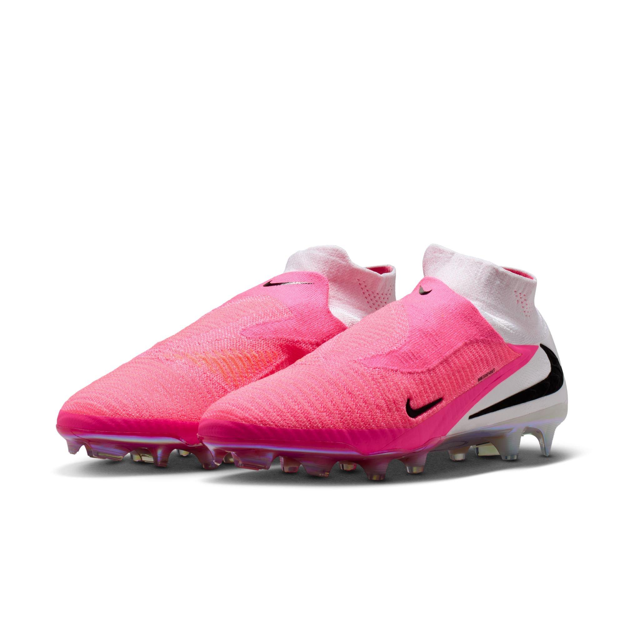 Nike Phantom 6 High Elite FG "Multi-Color" Men's Soccer Cleat both cleats