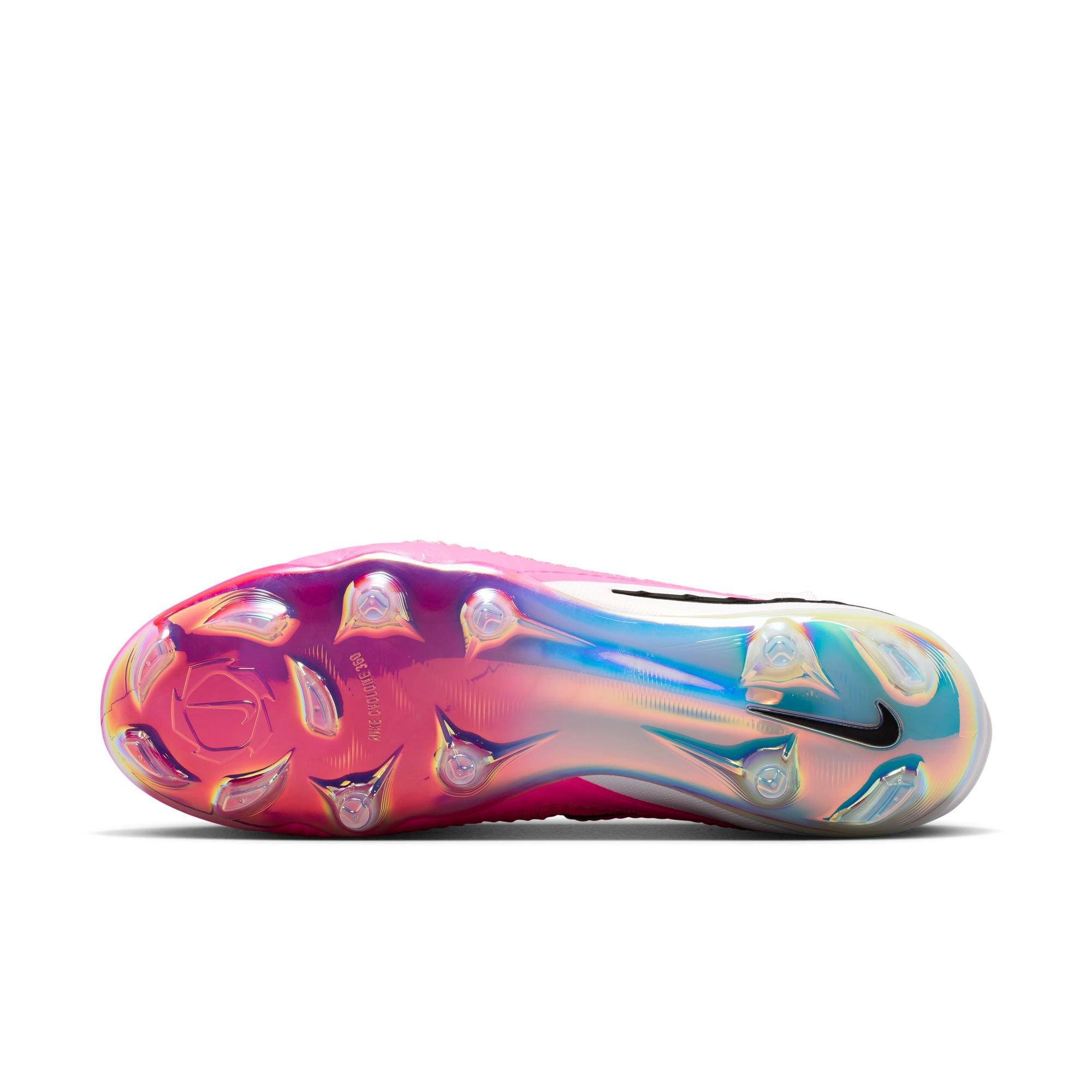 Nike Phantom 6 High Elite FG "Multi-Color" Men's Soccer Cleat heel detail bottom of shoe