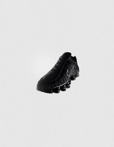 Black Nike Shox running sneaker