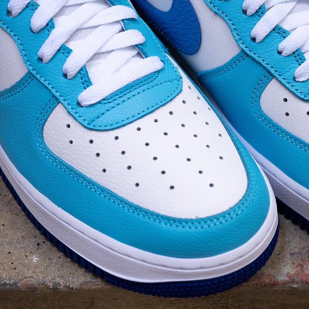 Nike Air Force 1 '07 LV8 Split Light Photo Blue Men's Shoe - Hibbett