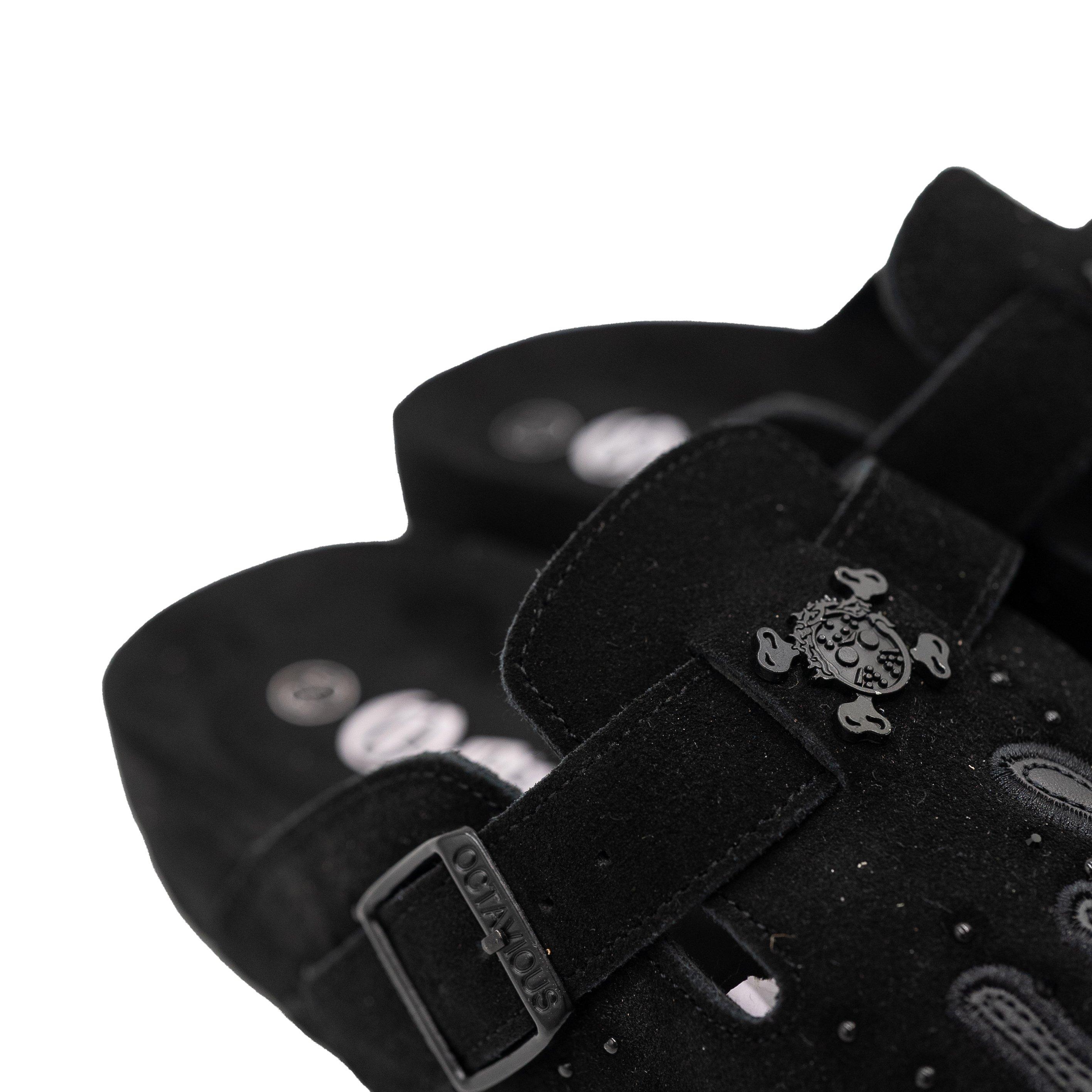 Octavious Marks "Black Pearl" Unisex Clog heel detail