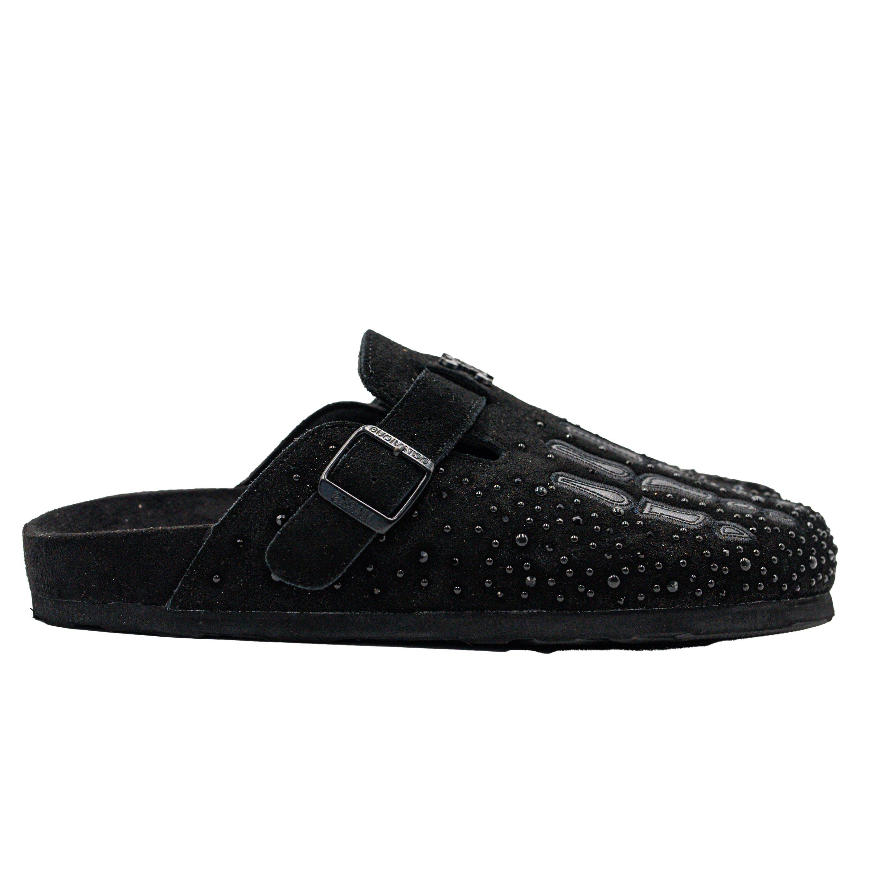 Octavious Marks "Black Pearl" Unisex Clog right side of shoe