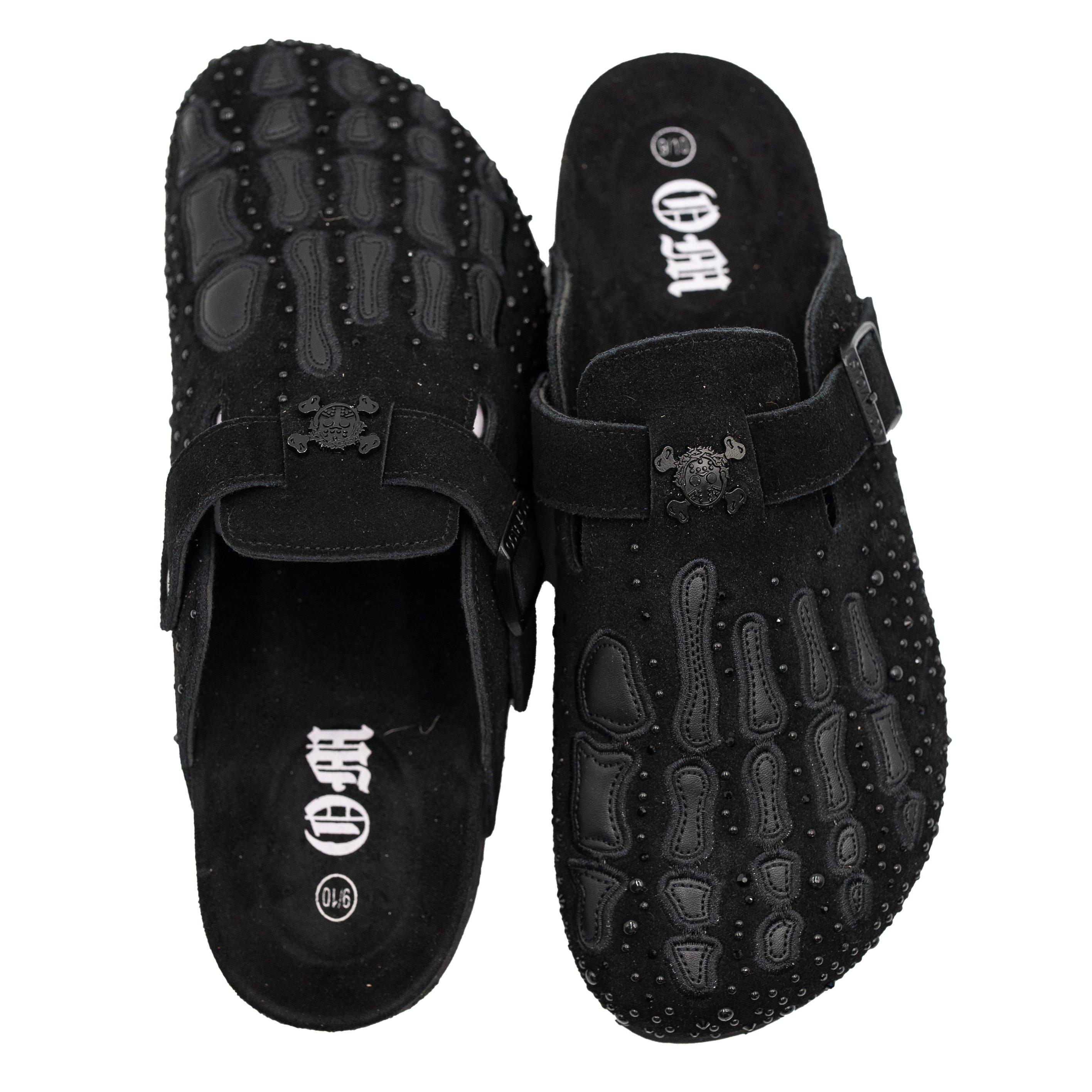 Octavious Marks "Black Pearl" Unisex Clog top of shoes