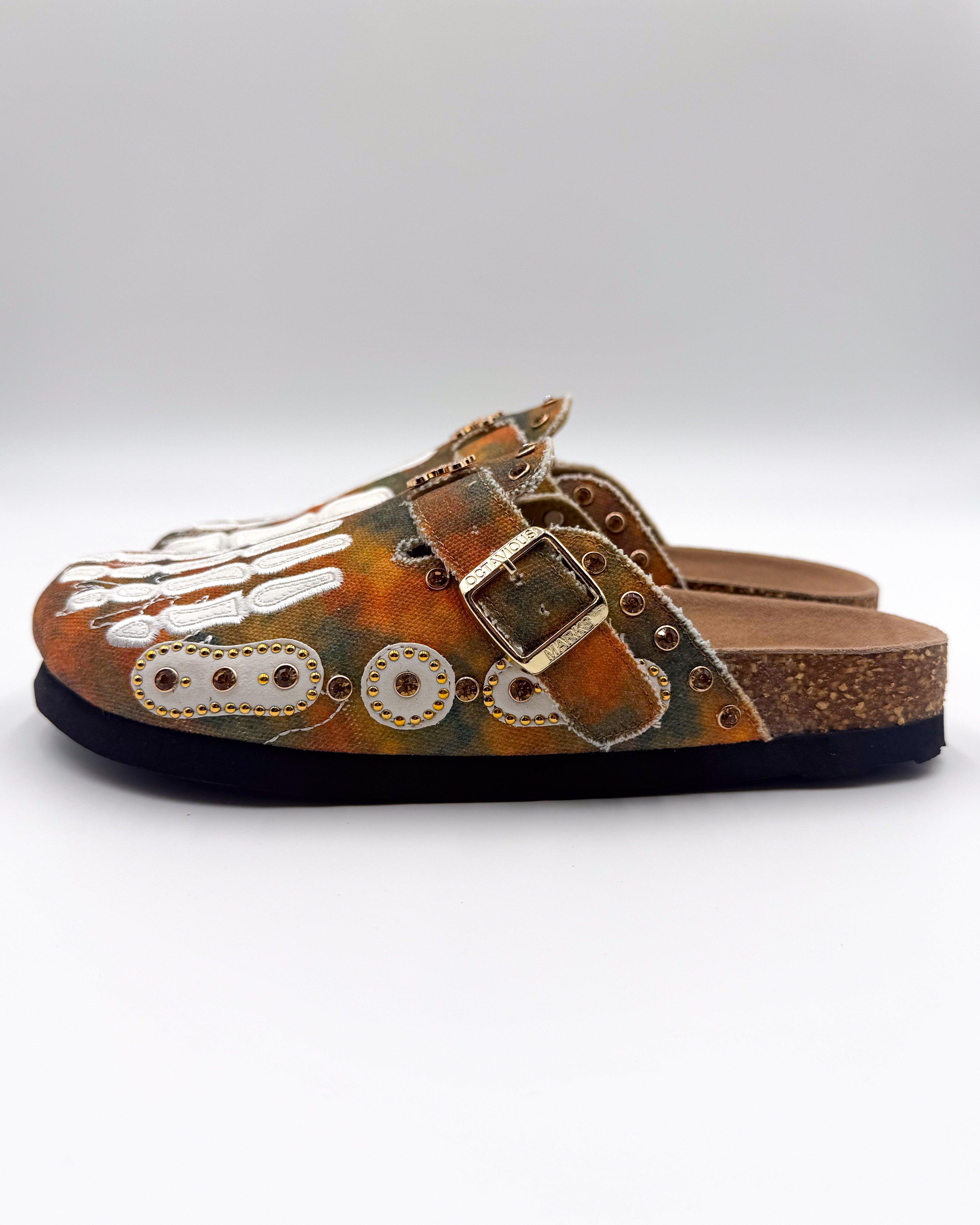 Octavious Marks "Friendship" Unisex Clog left side of shoe