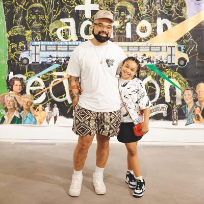 Odi and his daughter.