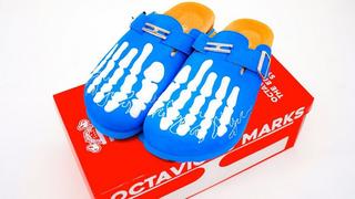 OM X The Edge of Earth "Blue" Unisex Clog