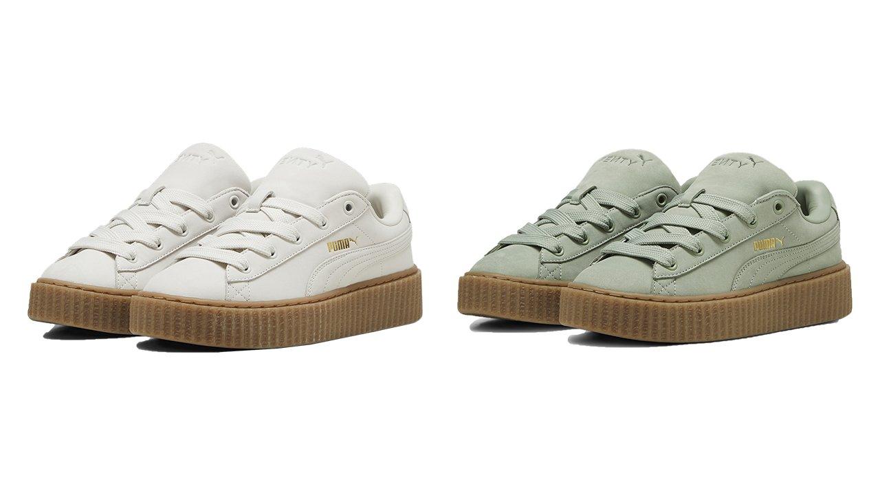 Puma creepers gold tip best sale