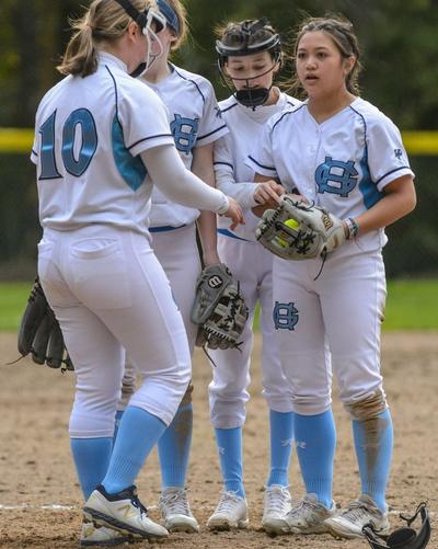 Girls in Softball Cleats